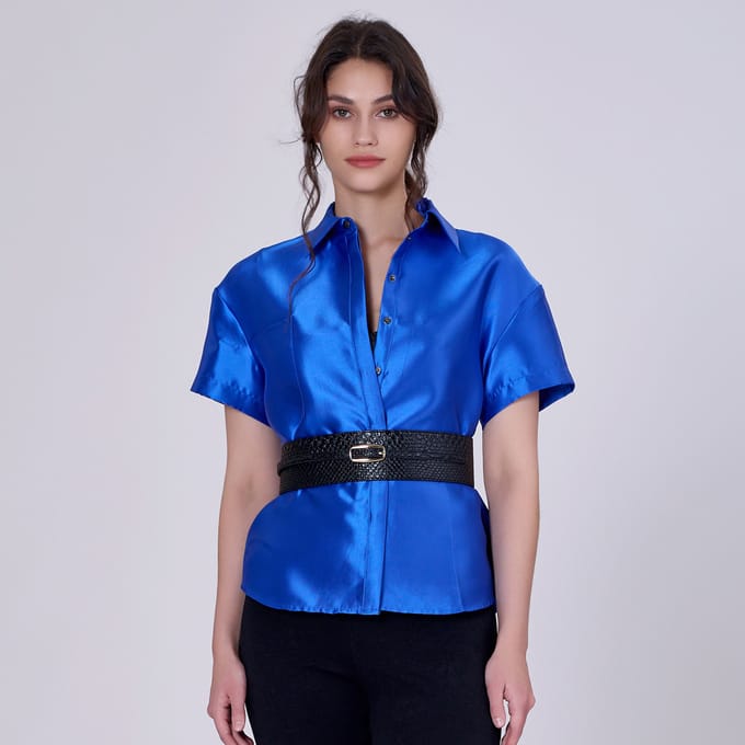 Shirt met korte mouwen in taf