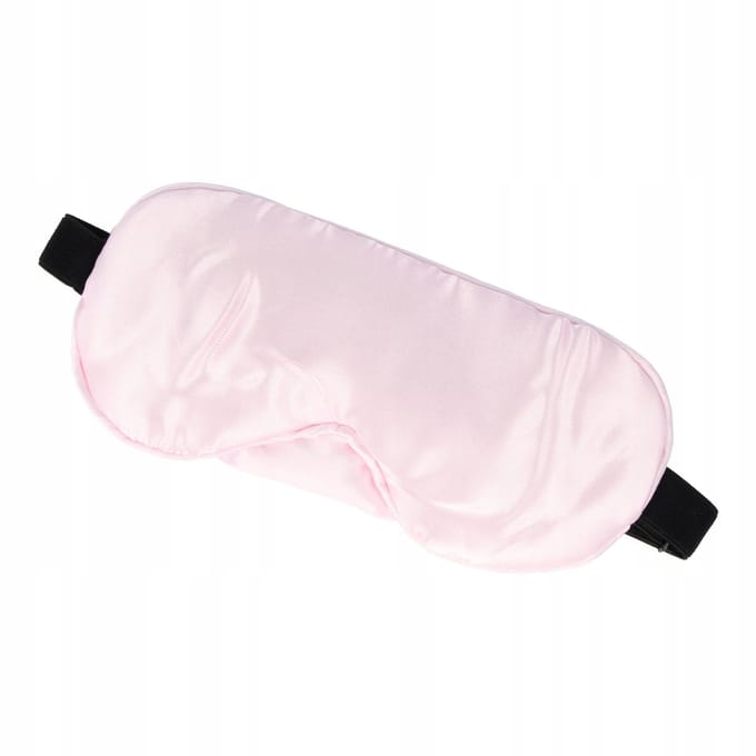 Roze Slaapmasker met Elastische Band - Comfortabel en Zacht