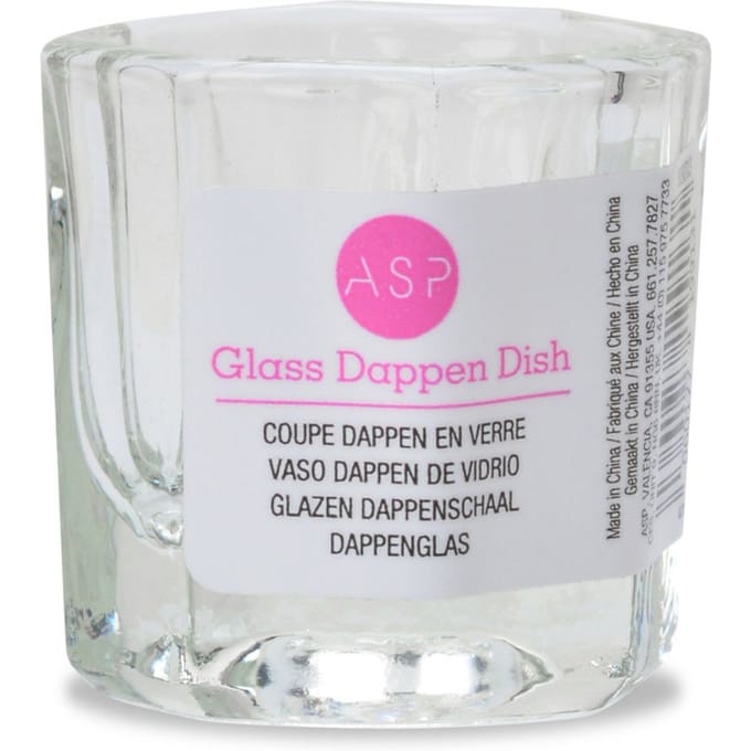 Nagel accesoires Asp Glazen Dappen Schaal voor Manicure