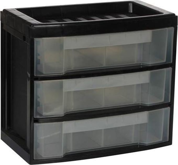 TAYG - OPBERGKAST - 3 UITSCHUIFBARE BAKJES
