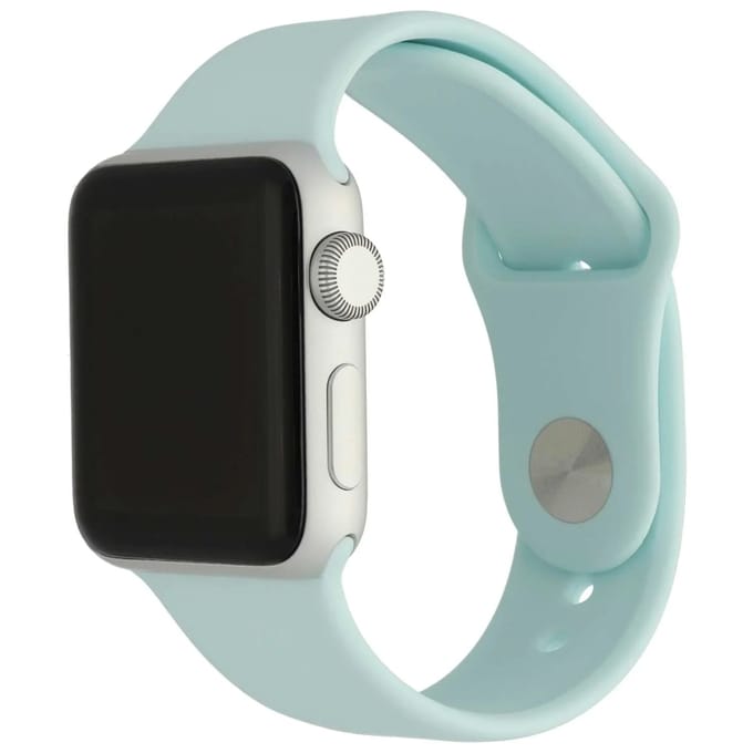 2+1 | Apple Watch Bandje - Siliconen - Spray Groen