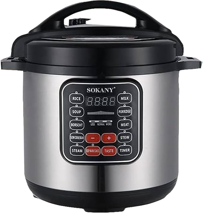 Multifunctionele roestvrijstalen snelkookpan 1200W - 11L