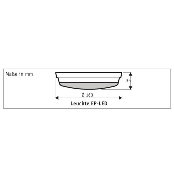 CasaFan LED aanbouw lamp voor Eco Plano II, basaltgrijs