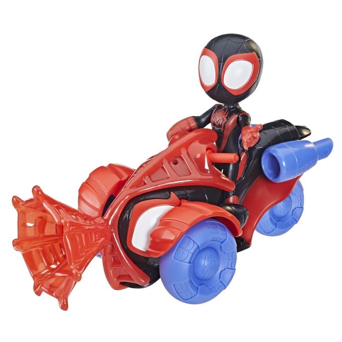 Spidey and friends techno racer speelgoedauto multicolor karton.
