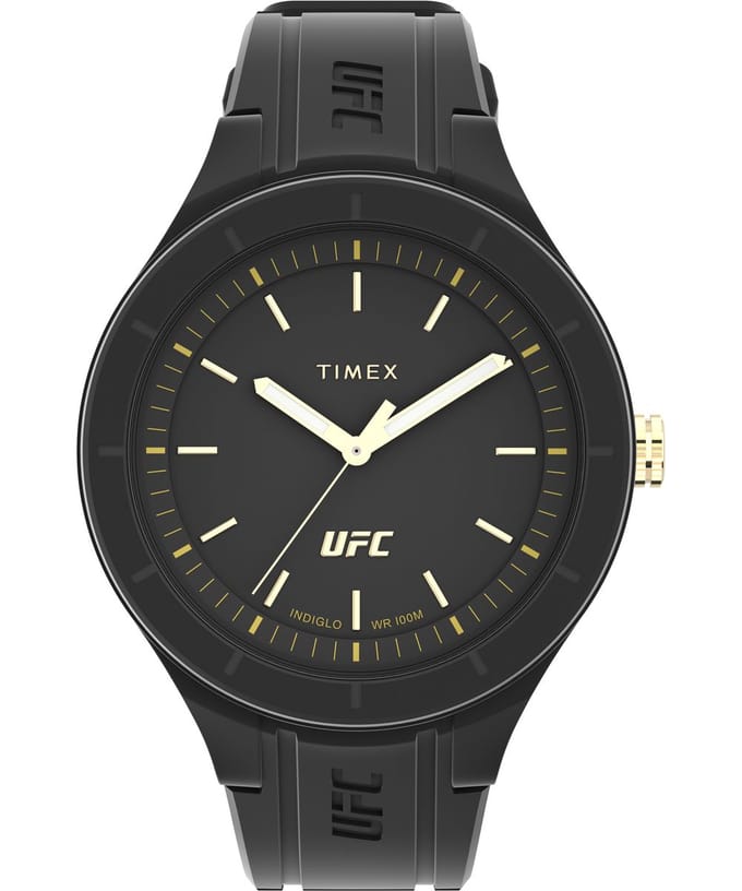 Timex UFC Shogun TW2V56900 Horloge - Siliconen - Zwart - Ø 38 mm