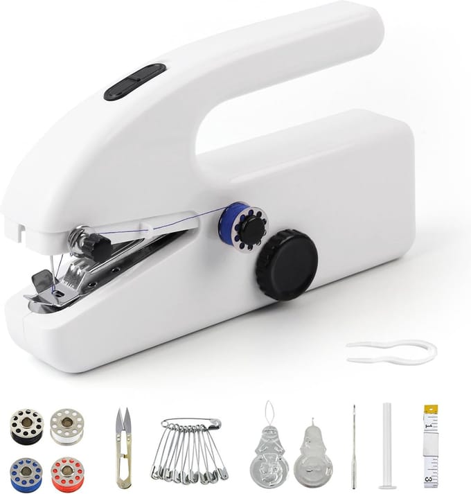 Solacis Handnaaimachine - Mini naaimachine - Hand naaimachine - Must have om te naaien!