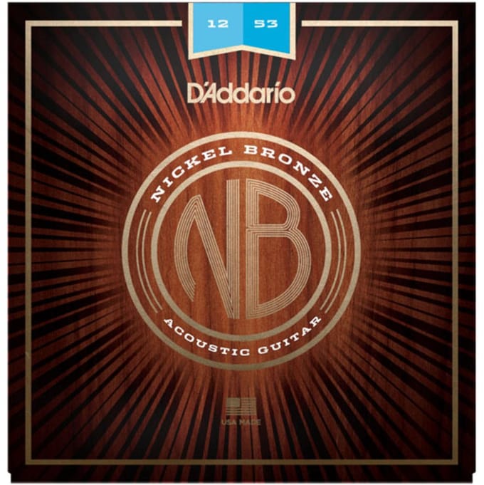 D'Addario NB1253 Nickel Bronze Akoestische Snaren (12-53) Light