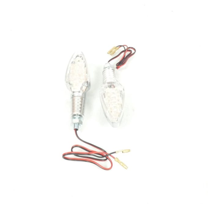 Knipperlicht voor Tweewieler Honda R016 linksachter / Led / 12V 0.7W Paar Grijs Nieuw