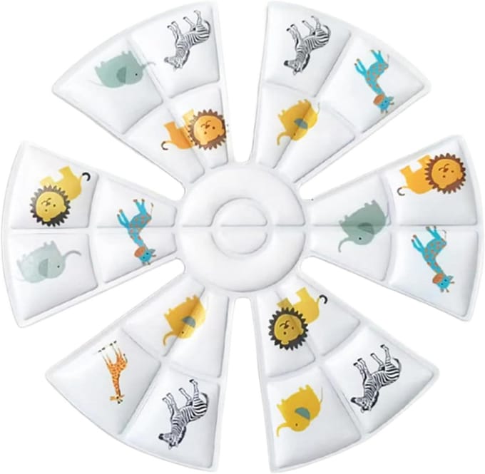 Koelhoed Insert - Hoed Cold Pack - Buitenactiviteiten - Herbruikbare Koeling - 22 x 22 cm - Wit