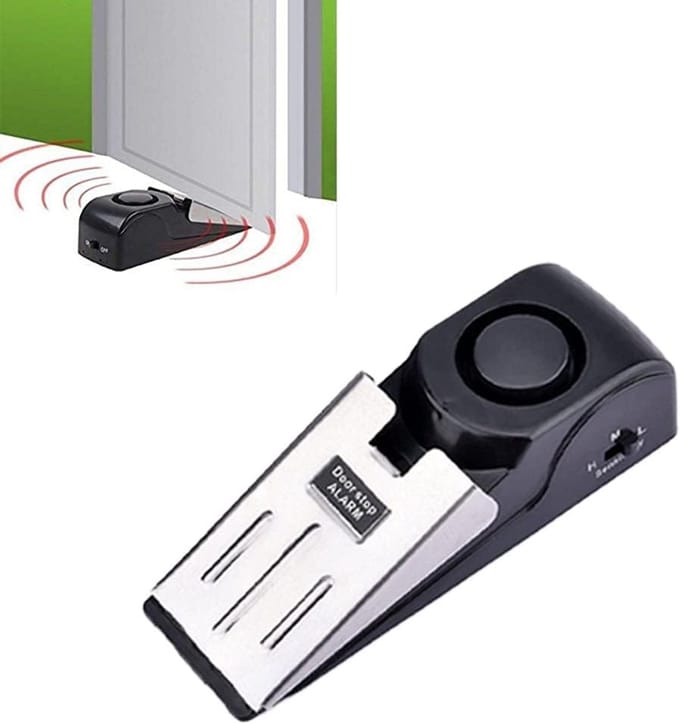 Deur Alarm Stopper - Veiligheid Wig - Inbraak Preventie - 120dB Sirene - Compact Formaat