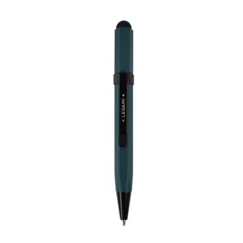 Legami balpen met touchscreen rubber - petrol blauw