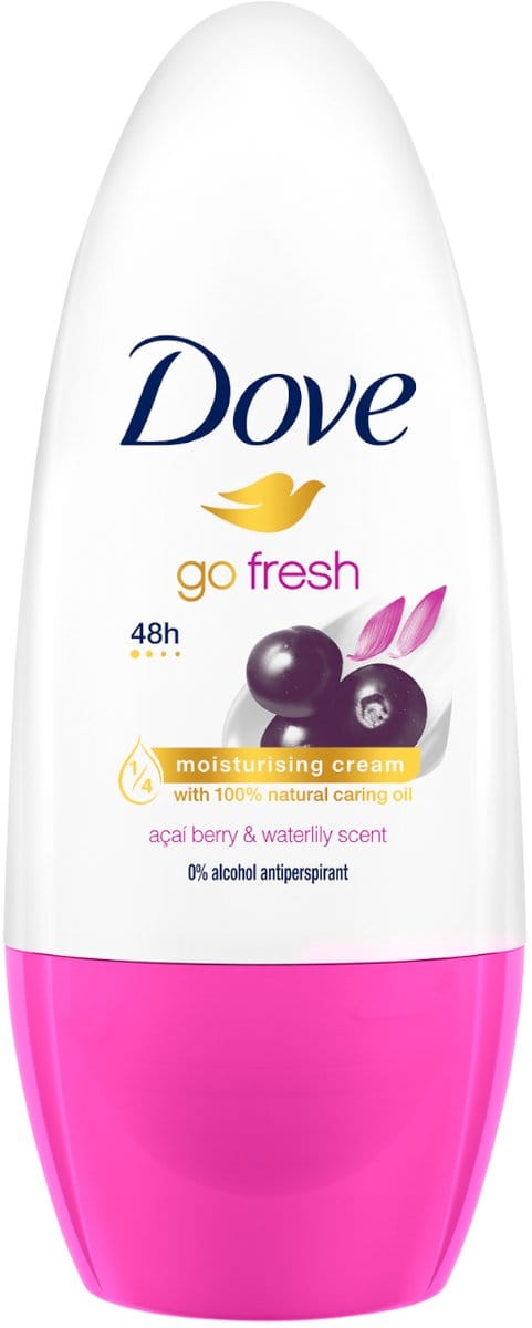 Dove - Deodorant - Roller Go Fresh Acai Berry & Waterlily - Frisse geur - 50 ml