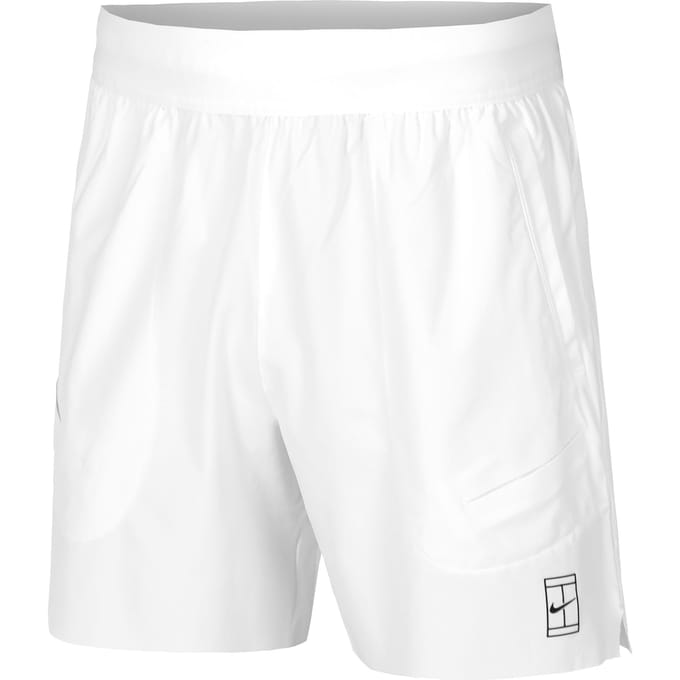 Nike Court Dri-Fit Advantage 6in Shorts Heren-Wit,Zwart