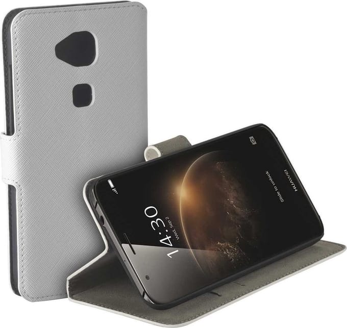 HC wit booktype case voor de Huawei G8 / GX8​ hoesje