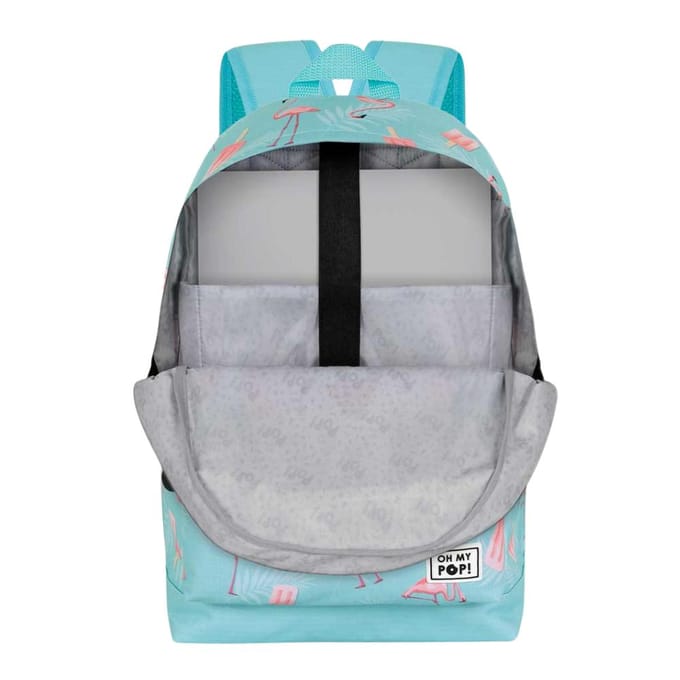 Karactermania - Oh My Pop! - Ice Flamingo-FAN HS Rugzak - Backpack 2.2 - Turquoise