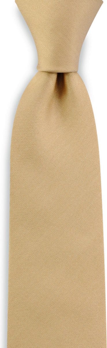 JB Collection - Stropdassen - stropdas beige smal - beige