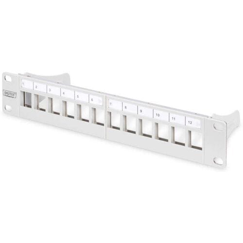 Digitus DN-91419 10 inch Frontplaat voor patchkast Grijs-wit (RAL 7035)