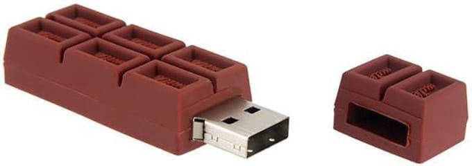 Chocolade usb stick 32GB - A graden klasse chip - 1 jaar garantie