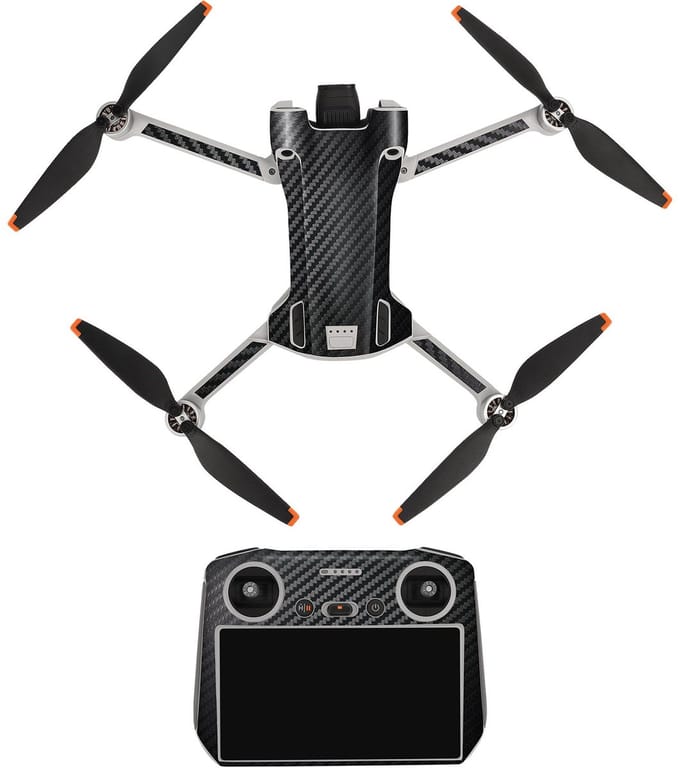 Stickerset - Black Grain - Mini 3 Pro en RC Controller