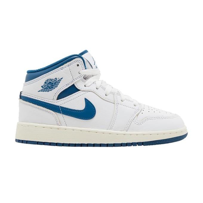 Jordan 1 Mid SE Bleu Industriel (GS) 36.5 white