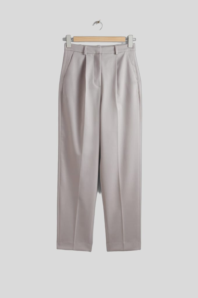 & Other Stories La Nena Wool Trouser Beige Größe: 32 | Stoffhosen Outlet | Damen | Braun