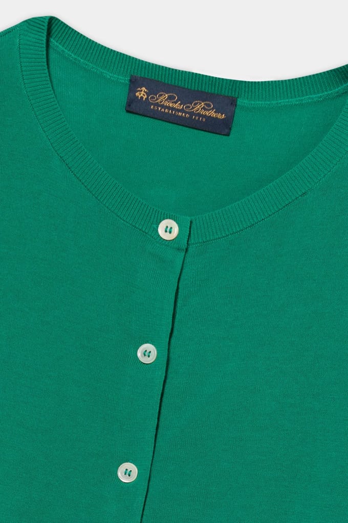 Brooks Brothers Cardigan Cotton Green Größe: M | Cardigans Outlet | Damen | Grün
