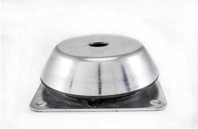 Machinevoet - Trillingsdemper - Apparatuur Stabiliseren - Zware Statische Toepassingen - 181x181x63 mm - Grijs