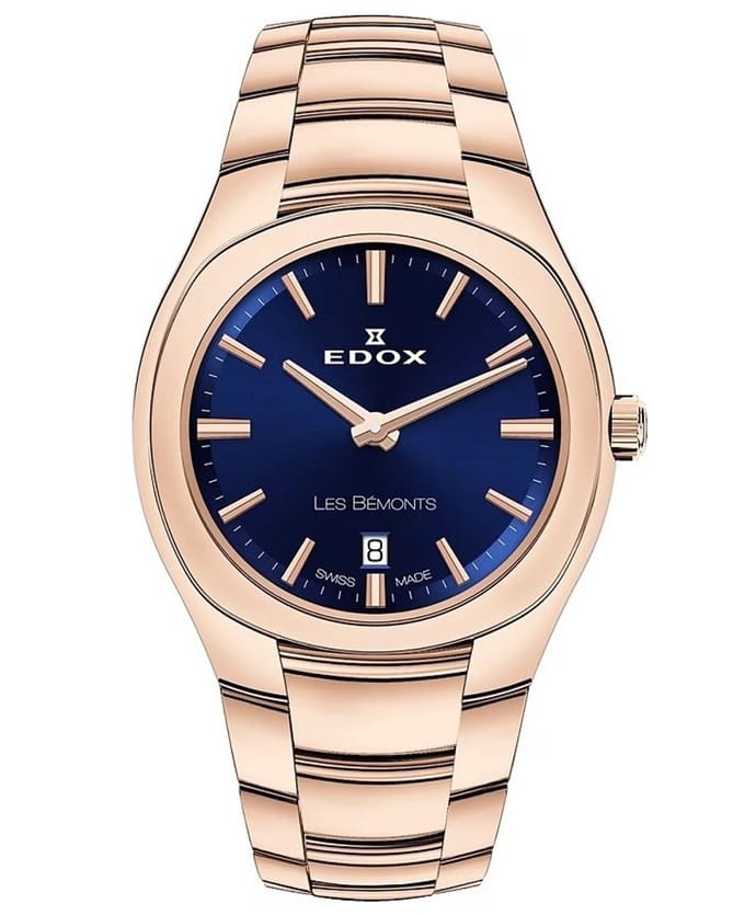 EDOX Les Bemonts Lady 57004-37R-BUIR vrouwen horloge