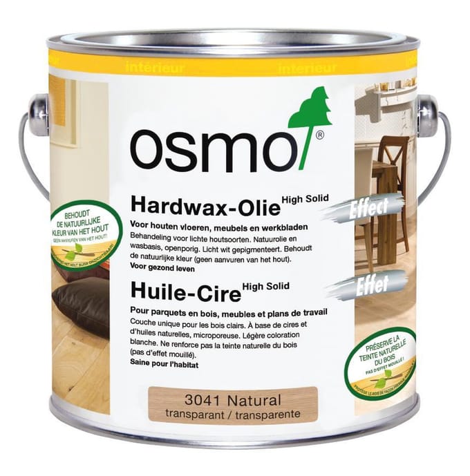 Osmo 3041 Hardwaxolie Natural - 2,5 liter