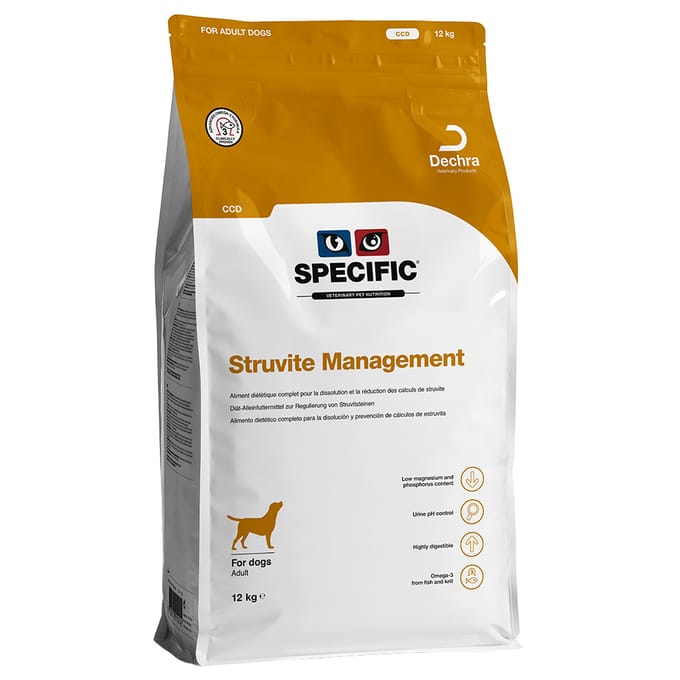 12kg Adult Dog CCD Struvite Management Specific Hondenvoer