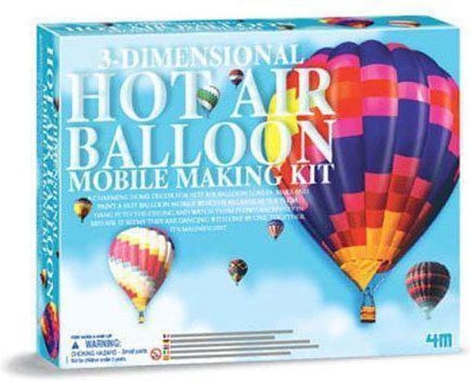 4M - DIY - Mobile Making Kit - 3D Hot Air Balloon