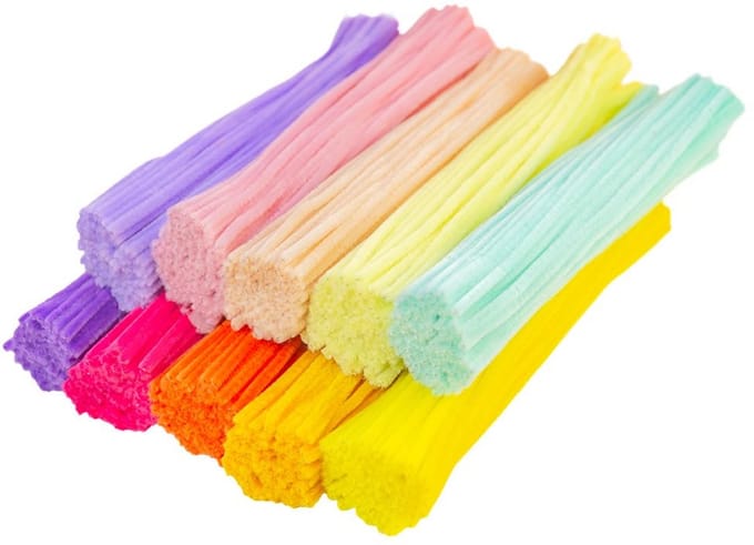 100 Stuks Pijpenragers Chenilledraad 30 cm voor Knutselen en Decoratie