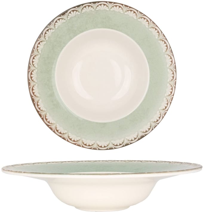 By Bone Pastabord - Rome - Porselein - 25 cm (400cc) - set van 2