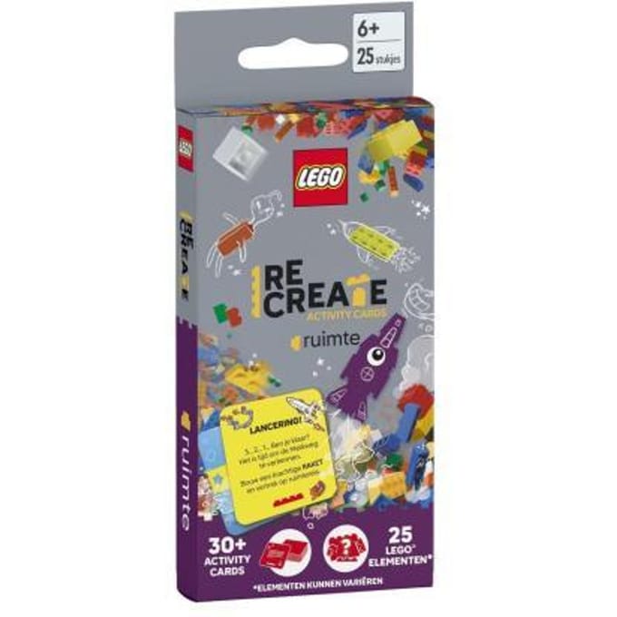 Lego Recreate Activity Cards: Ruimte - Lego Recreate Activity Cards