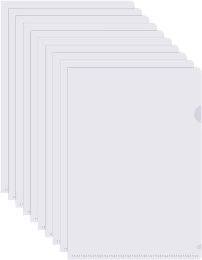 Set van 30 Transparante A4 Folders - Ideaal voor Opbergen en Classificeren van Documenten