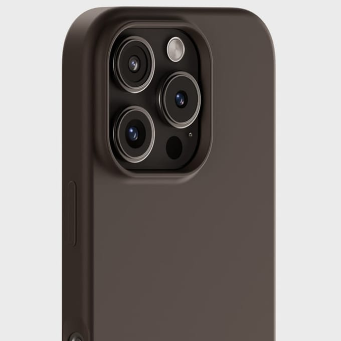 Holdit Silicone Case geschikt voor Apple iPhone 16 Pro Max - Chocolate