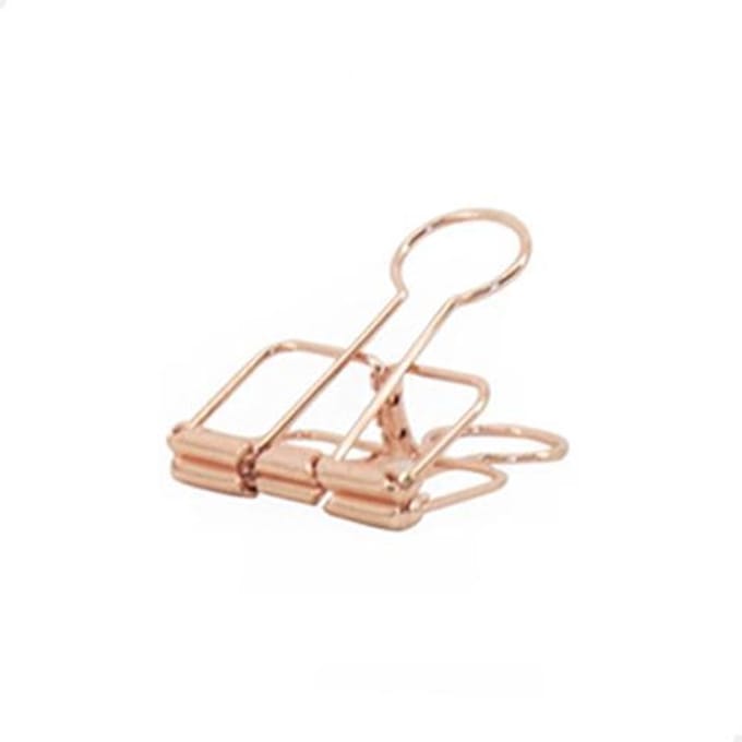 Binderclip 32 mm | Koper | 20 stuks