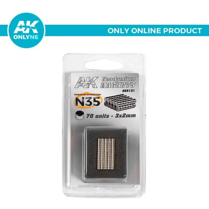 Neodymium-magneet AK Interactive N35 (x70)