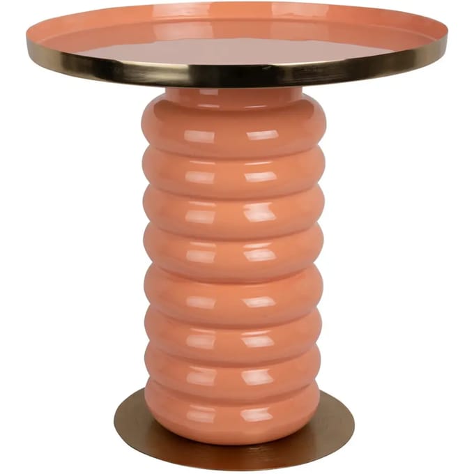 Leitmotiv Bijzettafel Ruby - Oranje - Ø41cm - Scandinavisch