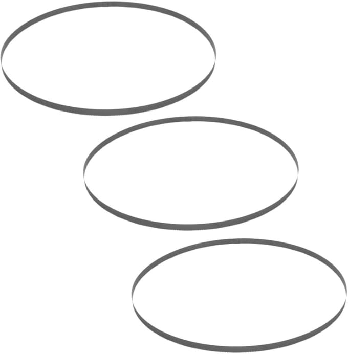 Draagbare Band Zaagblad 3-delig - 18TPI Sub-Compact Blades voor Nauwkeurige Snede