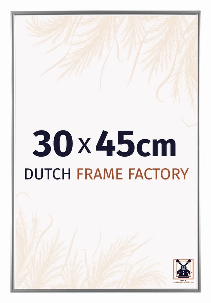 Fotolijst 30x45 cm - Kunststof - Zilver Hoogglans - Easy
