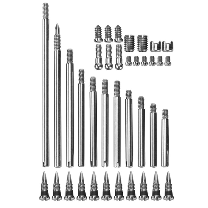 Klarinet Reparatie Onderdelen Roestvrij Staal Roller Schroef Instrument Accessoire Vervanging W57 black
