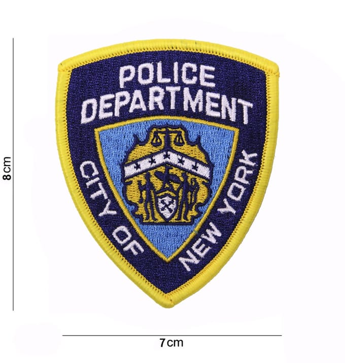 Embleem stof Police department