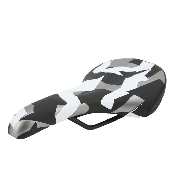 ENLEE Selle de Vélo Absorption des Chocs Selle de Vélo Mousse Confortable Coussin Large pour le Cyclisme Type 1 gray