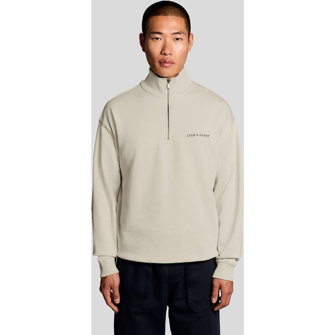 Kwart-rits sweatshirt Lyle & Scott Script
