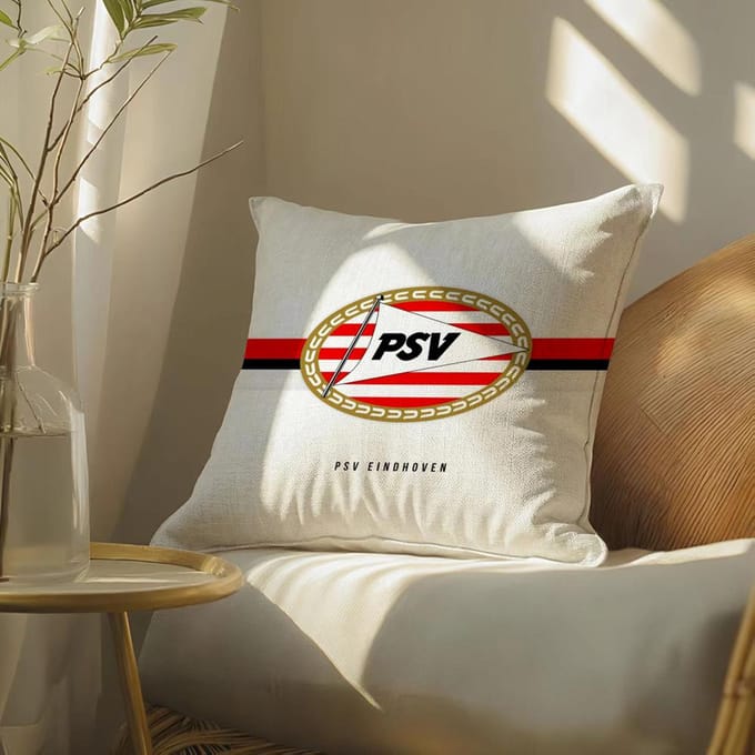 Psve-Eindhoven Kussensloop Kussensloop, Dubbelzijdig Bedrukt, Bankkussen, Slaapkamer Hoofdeinde Short plush 60*60(CM)-1Pcs