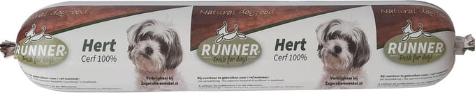 Runner worst hert doos 10 stuks x 400 gram