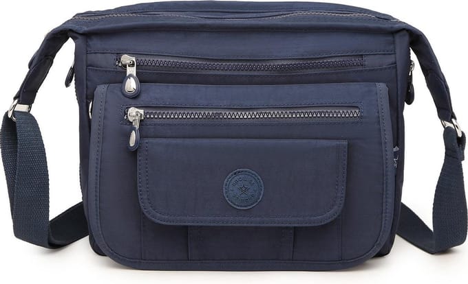 Bagwise® Schoudertas - Crossbody - Dames - (CR3005) - Donker Blauw