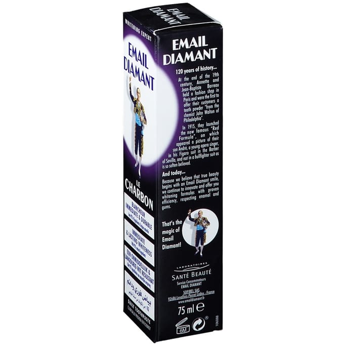 Email Diamant Tandpasta Steenkool 75ml