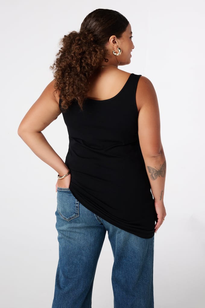 MS Mode Top 2-pack katoenen singlet extra long